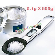500g/0.1g Mini LCD Digital measure Kitchen & Lab Gram Electronic Spoon Weight Scale