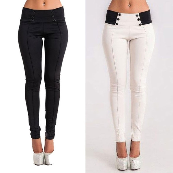 white skinny trousers womens