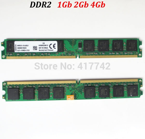 slim scheme plastic DDR2 533 667 800 Mhz - 1Gb 2Gb 4Gb / memoria ram ddr2 4Gb 800Mhz / ddr2 4 memory  RAM PC2 for All Desktop | Wish