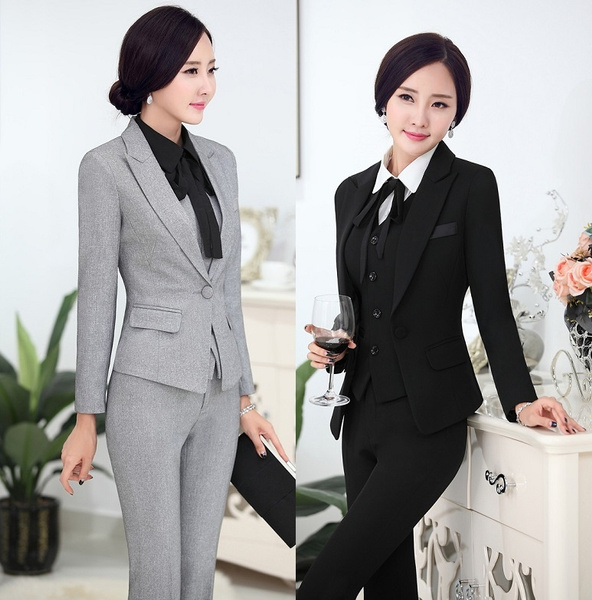 New Professional Formal Uniform Design Business Women Blazers +