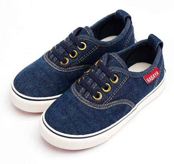 Boys canvas trainers shoes 