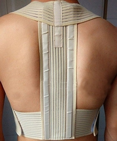Power Adjustable Posture Back Support Corrector Brace Shoulder Band Belt