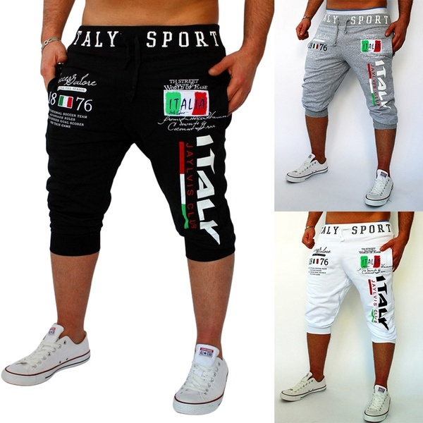 YBEL Summer Cotton Harem Pants Men Casual Hip Hop Trousers Cross Bloomers  Calf-Length Pants Joggers Streetwear (Size : M) : Buy Online at Best Price  in KSA - Souq is now Amazon.sa: