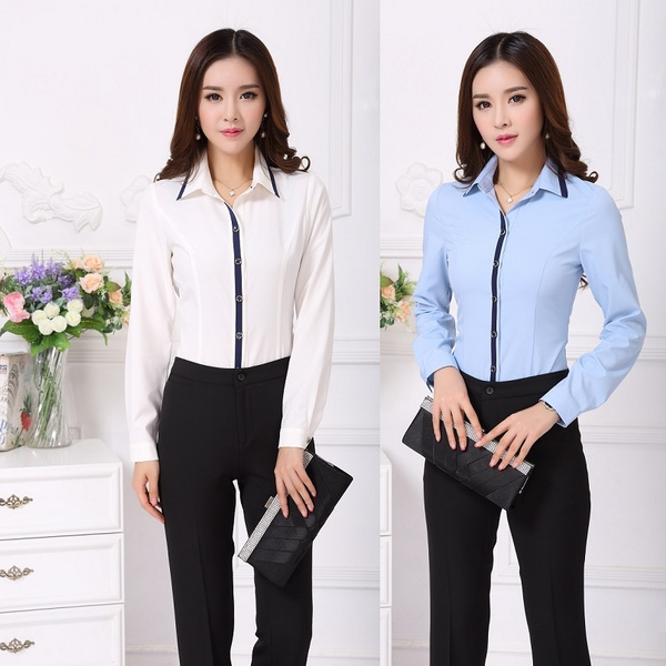 formal pants and shirts for ladies