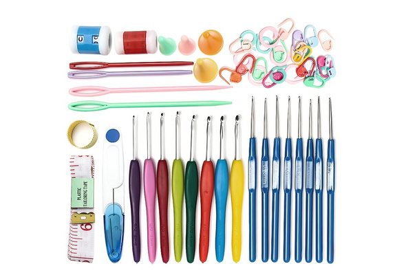 Stainless Steel Knitting thimble Needles Crochet Hook Tools Weave S4C4 Stainless Steel Knitting thimble Needles Crochet Hook Tools Weave S4C4