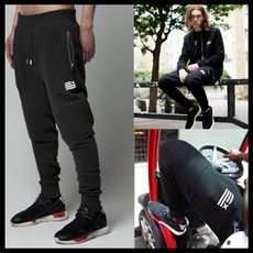 Jamickiki Fashion Joggers Jogging Slim Fit Sweatpants Man Street Style Flag Printed Trousers
