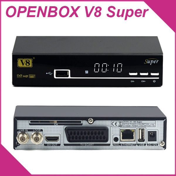 Openbox v8 super dvb-s2 support 3g wifi lan iptv satellite receiver HD ...