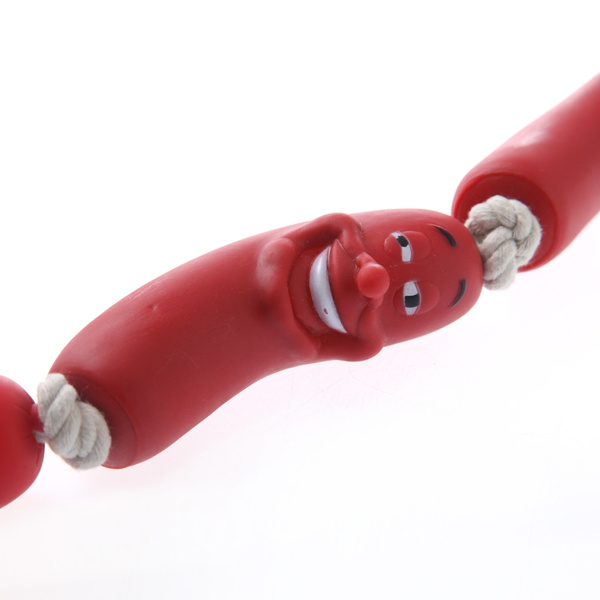 Sausages on a outlet rope dog toy