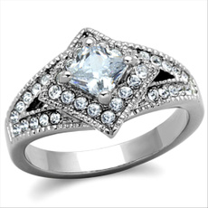 Steel, Engagement, Jewelry, Stainless Steel