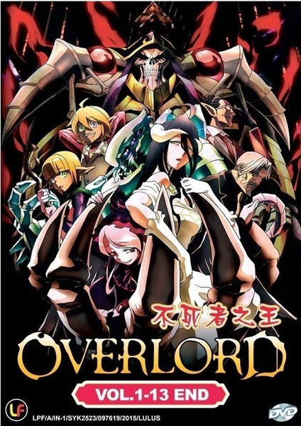 DVD Anime OVERLORD Season 1+2+3+4 Complete Series (1-52 + 2 Movies )  English Dub