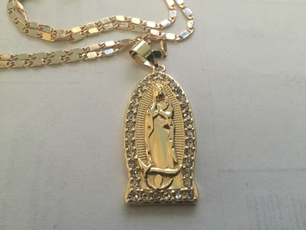 goldpendant, Jewelry, gold, religiou