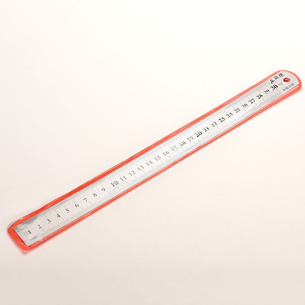 12/" 30cm Stainless Steel Double Sided Measure Tool Measuring Metric Metal Ruler