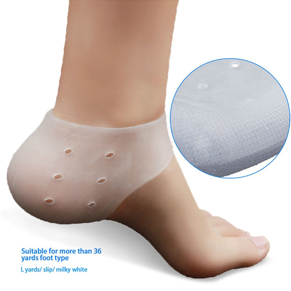 Heel Pain Relief Silicone Gel Heel Socks Heel Protector Socks For Women at  Rs 55/pair | Gel Heel Cushion in Delhi | ID: 2850316152488