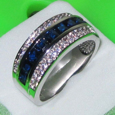Blues, men_rings, Blue Sapphire, Women Ring