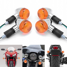 amber, led, Bullet, chrome