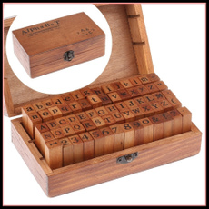 Box, Wood, alphabetletter, educationalpuzzle
