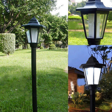 Outdoor Solar Power LED Path Way Wall Landscape Mount Garden Fence Lamp Light TR