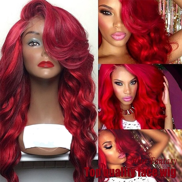 Cheap red shop wigs for sale