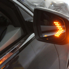 2 Pcs Car Rear View Mirror LED Arrow Panel Turn Signal Indicator Light