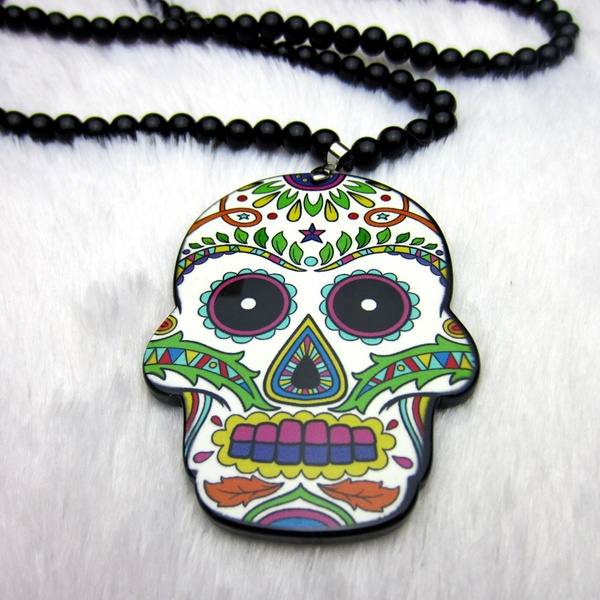 Voodoo on sale skull necklace