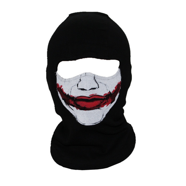 95% cotton Rib mask joker Batman The Dark Knight Ski Full Face Mask Wish