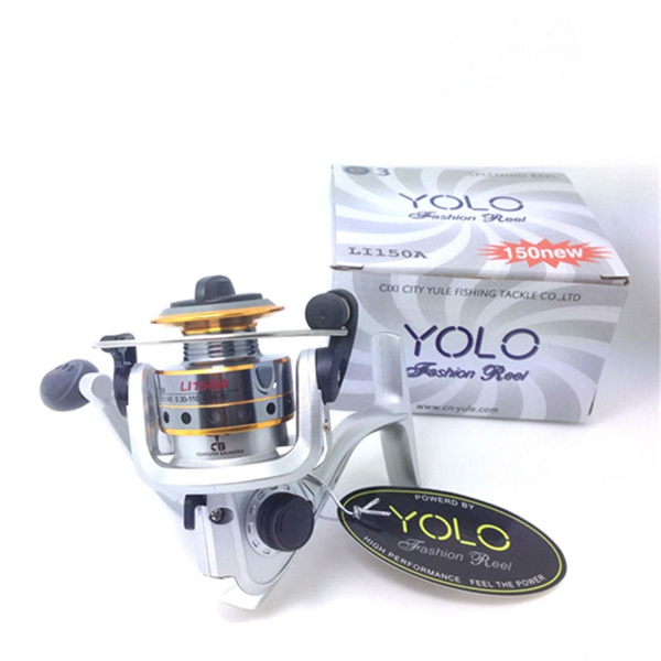 YOLO 4.8:1 3 Ball Bearings Ice Fishing Freshwater Fishing Carp Fishing  Spinning Reels with Aluminum Spool