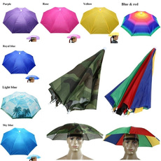 Umbrella Hat Cap Sun Shade Camping Fishing Hiking Festivals Outdoor