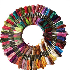 24/50 Pcs Polyester Cotton Thread Embroidery Thread Floss Sewing Skeins Craft Knitting Spiraea