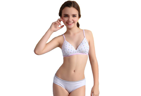 2016 Young Girl Bra And Pant Sets Young Student Bra Sets