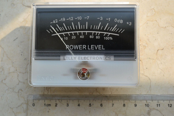 TN-73 VU Meter Header Audio DB Level Header Power nivåmätare med