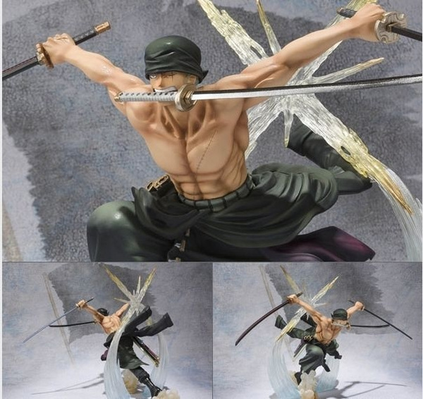 Bandai One Piece Figuarts ZERO Roronoa Zoro Battle Ver. Rengoku Onigiri  Figure