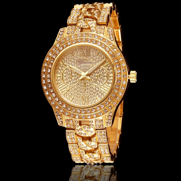 geneva diamond watch