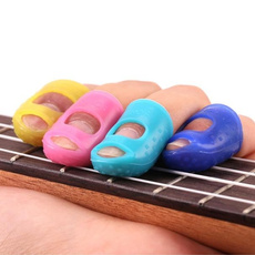4PCS Guitar Fingertip Protectors Finger Guards For Ukulele Guitar Accessories