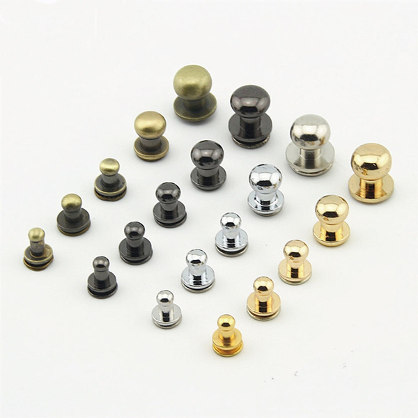 Screw Nail Rivets Leather, Leather Belt Stud Screws