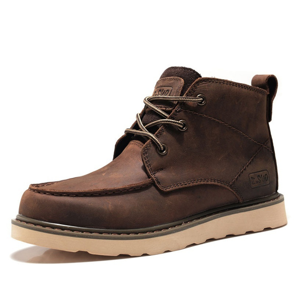 Mr Mir nueva moda cuero genuino hombres botas, Original a estrenar de  primavera otoño hombre de cuero, hombres de piel de vaca botines | Wish