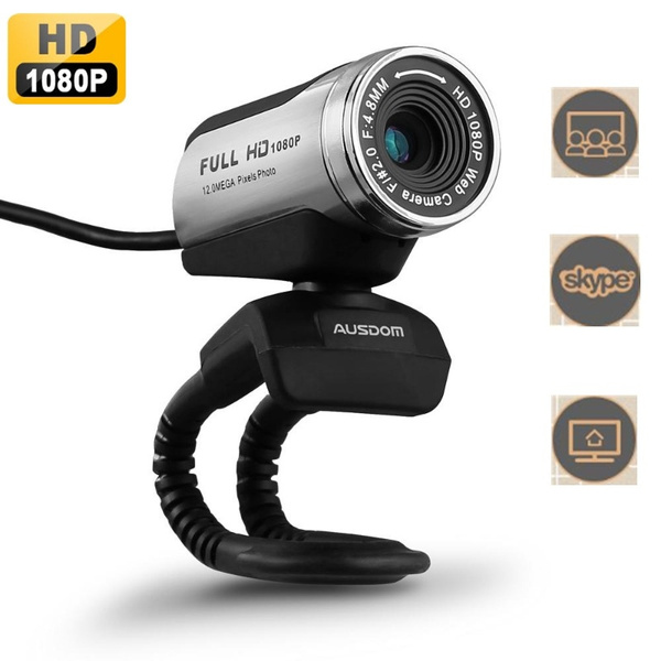 AUSDOM AW615 Full HD 1080P Webcam USB 2.0 Web Cam Camera with Mic