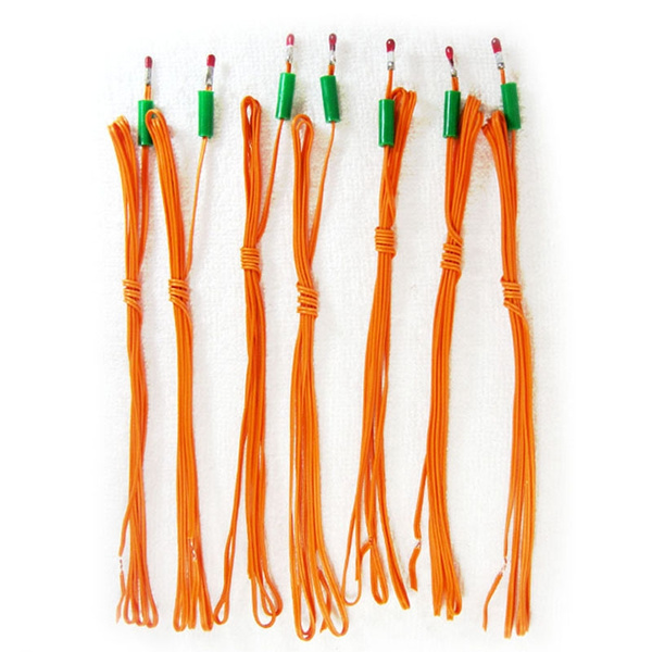 0pcs Lot 150cm Fireworks Pyrotechnics Electric Igniters E Matches Electric Squibs For Mines Wish