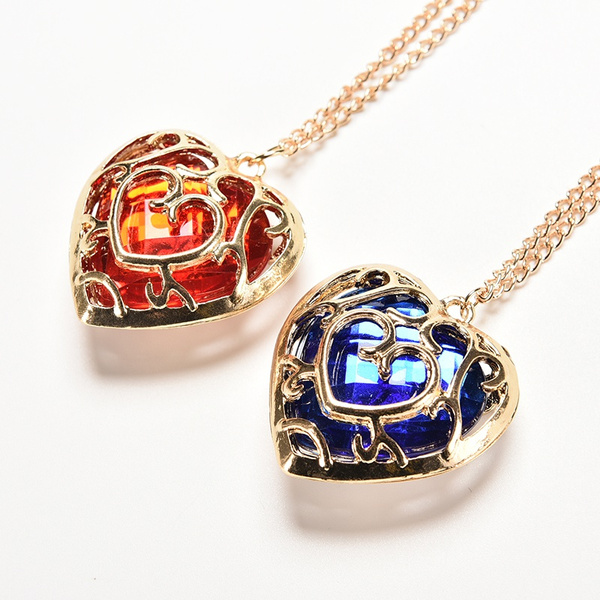 For the Legend of Zelda Skyward Sword Heart Container Necklace Pendant Anime BR