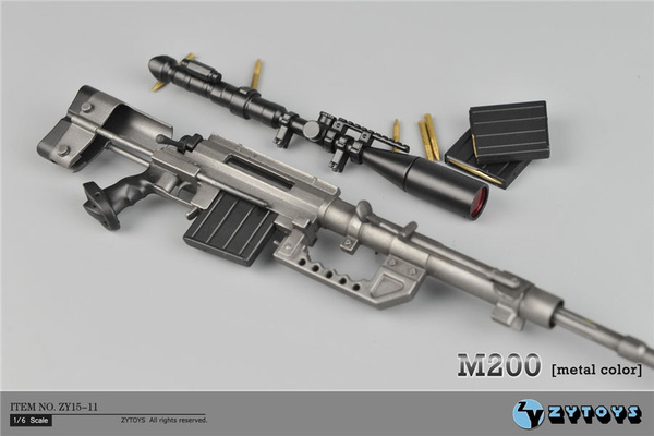 ZYTOYS 1/6 Scale CheyTac M200 Model for 12" Action Figure 