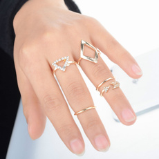 Fashion, Triangles, Jewelry, Diamond Ring