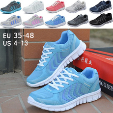 Women casual shoes zapatillas mujer new fashion breathable flats females tenis fashion style mesh sneakers New men shoes plus size35-48