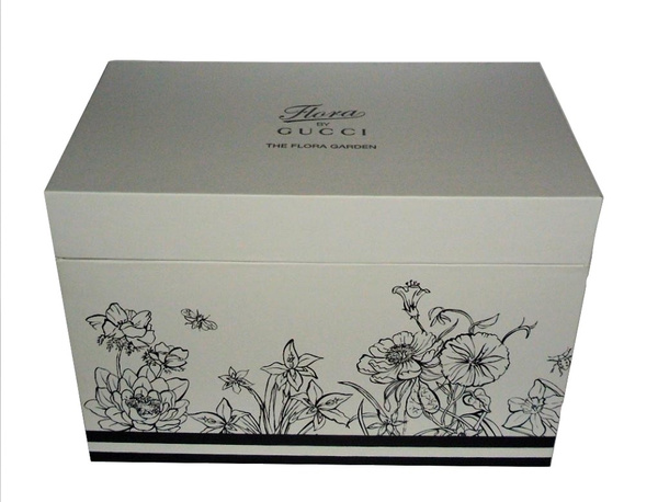 Gucci Flora Garden Set White Jewelry Makeup Box Envelope Card