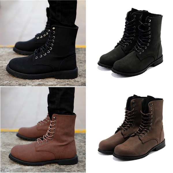Mujeres Botas mujer tobillo Botas de n n Martin cuadrado Botas Botas | Wish