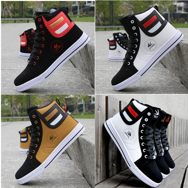 men's sneakers comfortable casual shoes canvas boots fashion shoes winter