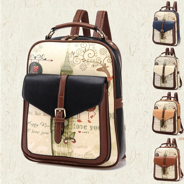 Bags Women School Backpacks Mini  Pu Leather School Backpack Bags - Pu  Leather Mini - Aliexpress