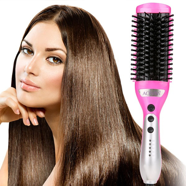 ACEVIVI 50W Electric Hair Straightener Comb Heating Detangling Hair Brush  EU/ US/ UK Plug | Wish