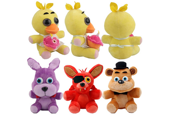 Five Nights At Freddy's 4 FNAF Freddy Fazbear Foxy Plush Toys Doll 10  Gifts