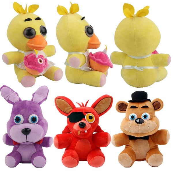 10pcs/lot 18cm FNAF Plush Toys Doll Rabbit Foxes Bear Chica Bonnie Foxy  Plush Stuffed Toy Doll for K