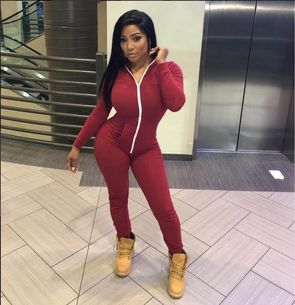 womens tracksuit red