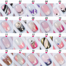 nail tips, pressonnail, Belleza, nailwithglue